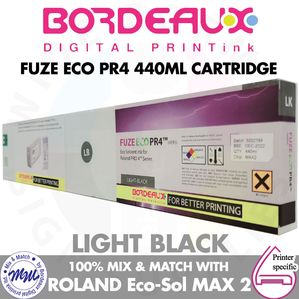 Bordeaux Fuze PR4 440ml Cartridges