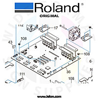 Roland VG-640 ASSY, PRINT CARRIAGE BOARD- 6000002185