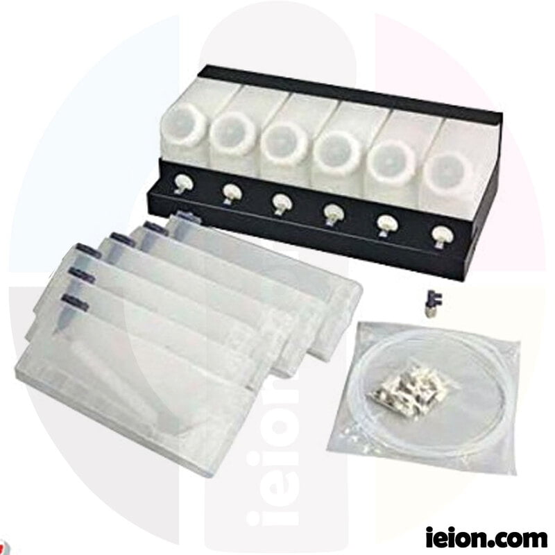 CISS 6 tanks and 6 cartridges 220 cc with float GQ CISS 6 tanks and 6 cartridges 220 cc with float GQ