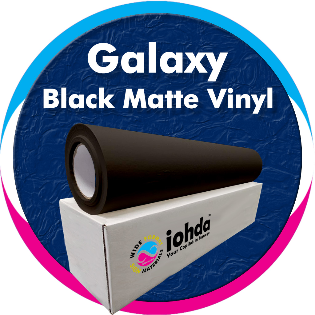 iohda Galaxy Black Matte Vinyl 24 in x 150 ft