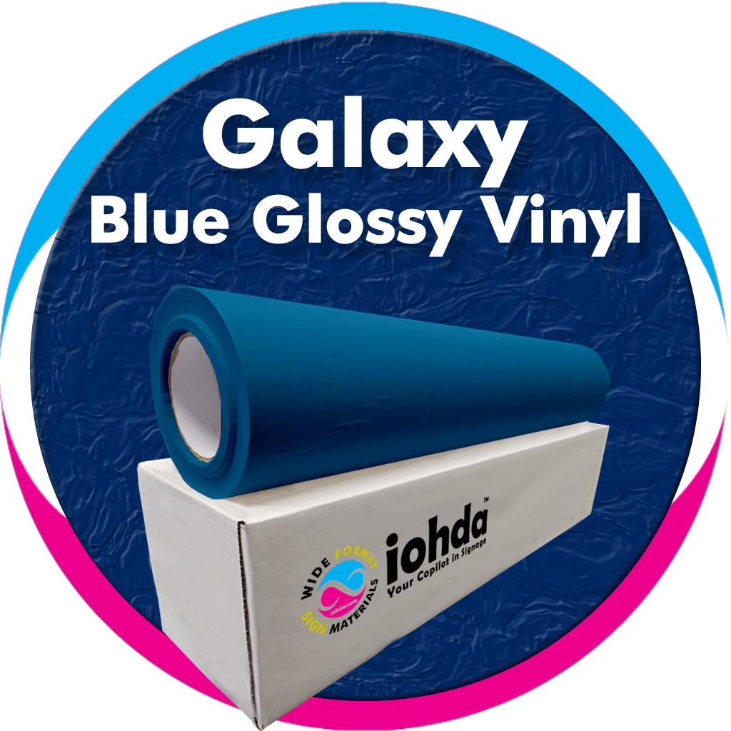 iohda Galaxy Blue Glossy Vinyl