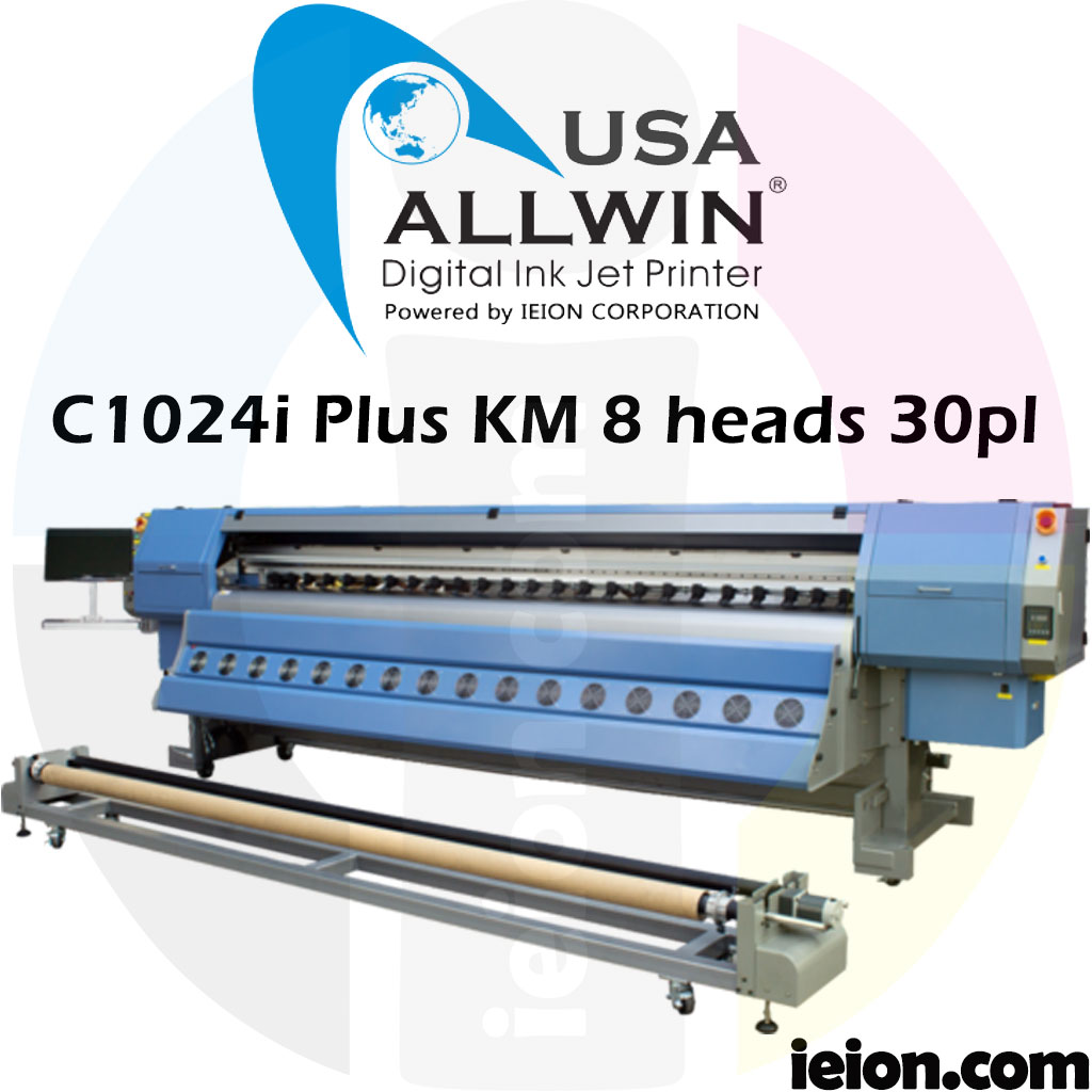 Allwin C1024i PLUS KM1024i 8H 30PL Allwin C1024i PLUS KM1024i 4H 30PL Low Solvent PrinterPrinter Allwin C1024i PLUS KM1024i 8H 30PL Allwin C1024i PLUS KM1024i 4H 30PL Low Solvent PrinterPrinter