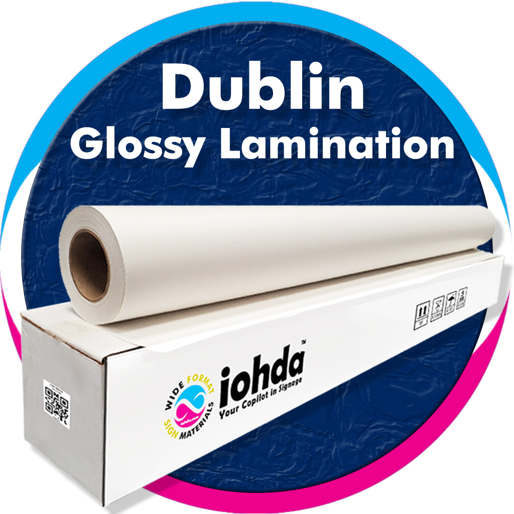 iohda Dublin Glossy Lamination 54 in x 150 ft