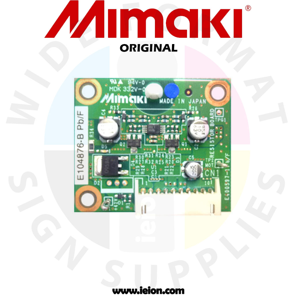 Mimaki JV33 REGENERATIVE RESISTANCE PCB ASSY - E104876