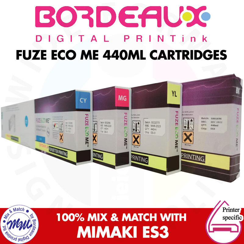 Bordeaux Fuze ECO ME 440ml Cartridges