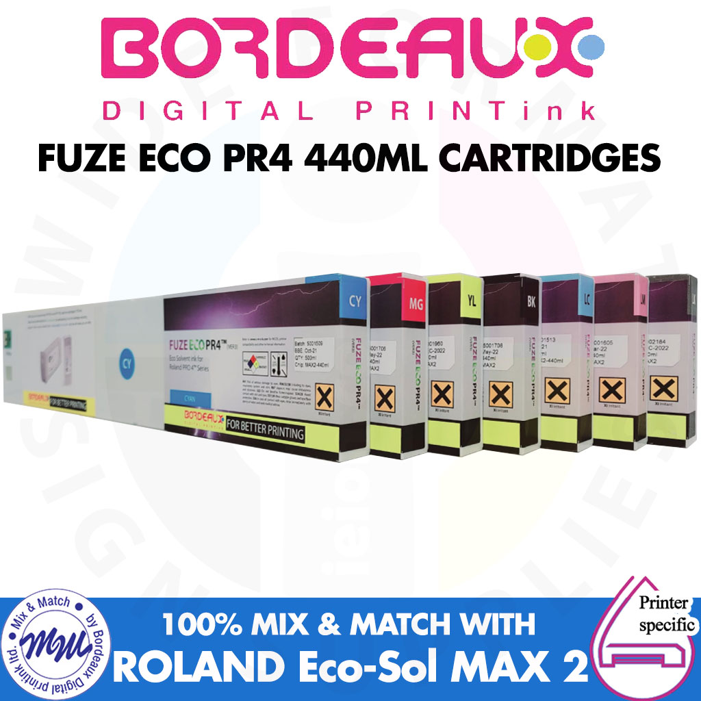 Bordeaux Fuze PR4 440ml Cartridges