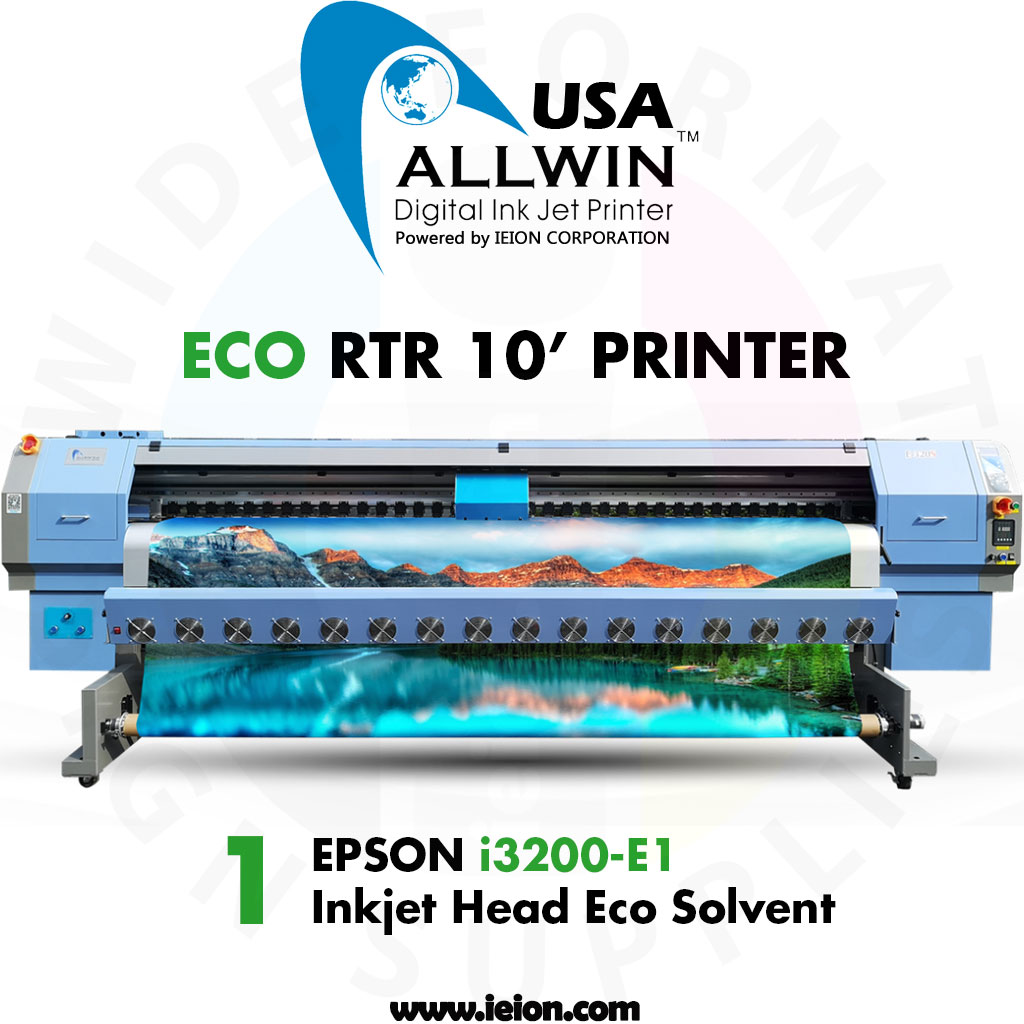 Allwin Eco RTR 10' Printer Epson E3200 1H