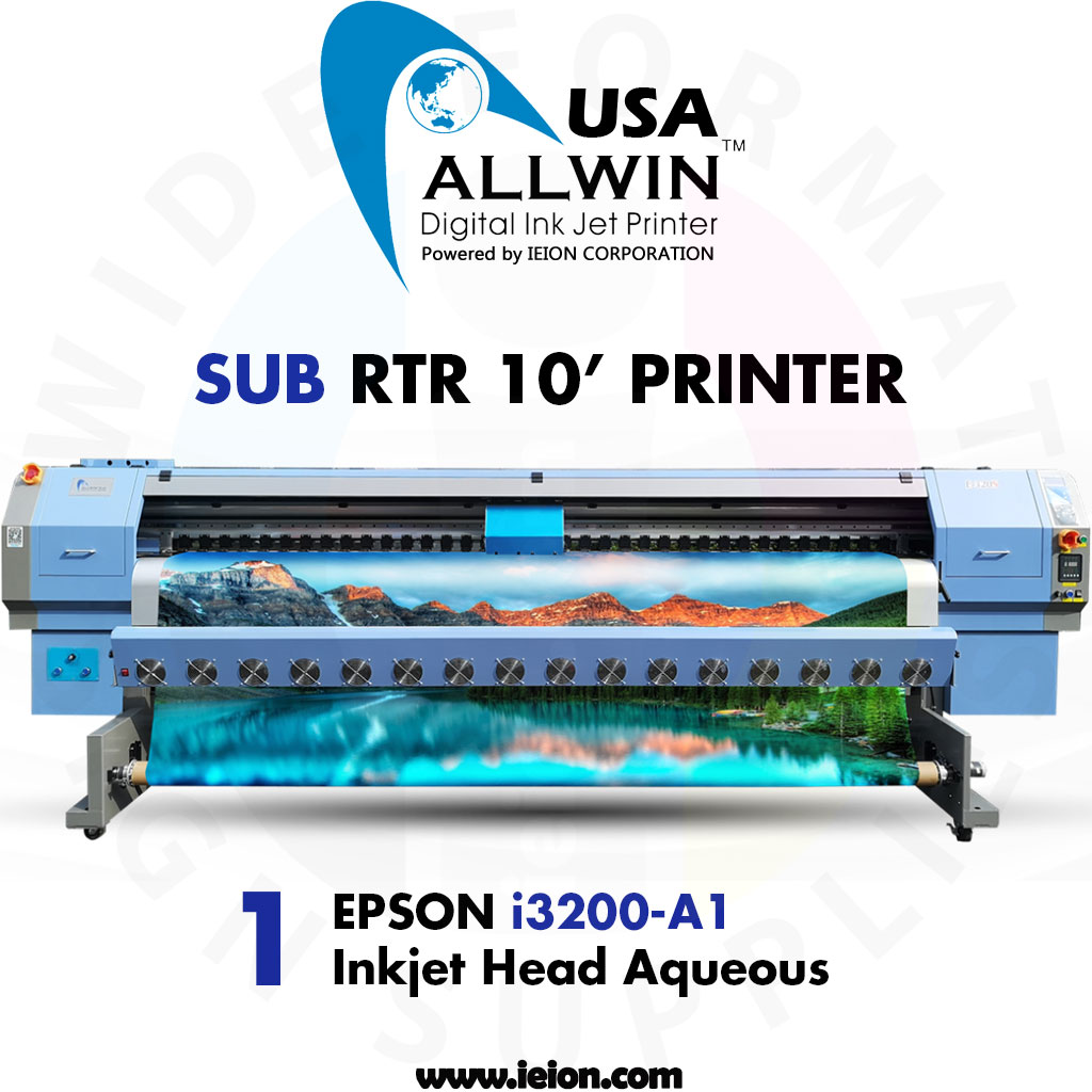 Allwin Sub RTR 10' Printer Epson E3200 1H