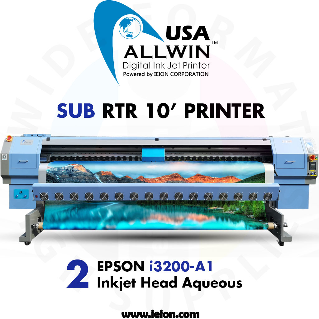 Allwin Sub RTR 10' Printer Epson E3200 2H