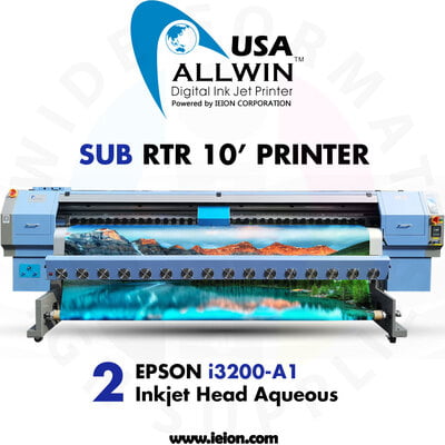 Allwin Sub RTR 10' Printer Epson E3200 2H