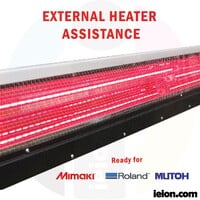 Tron Drying Heater assistance for Roland, Mimaki and Mutoh printers