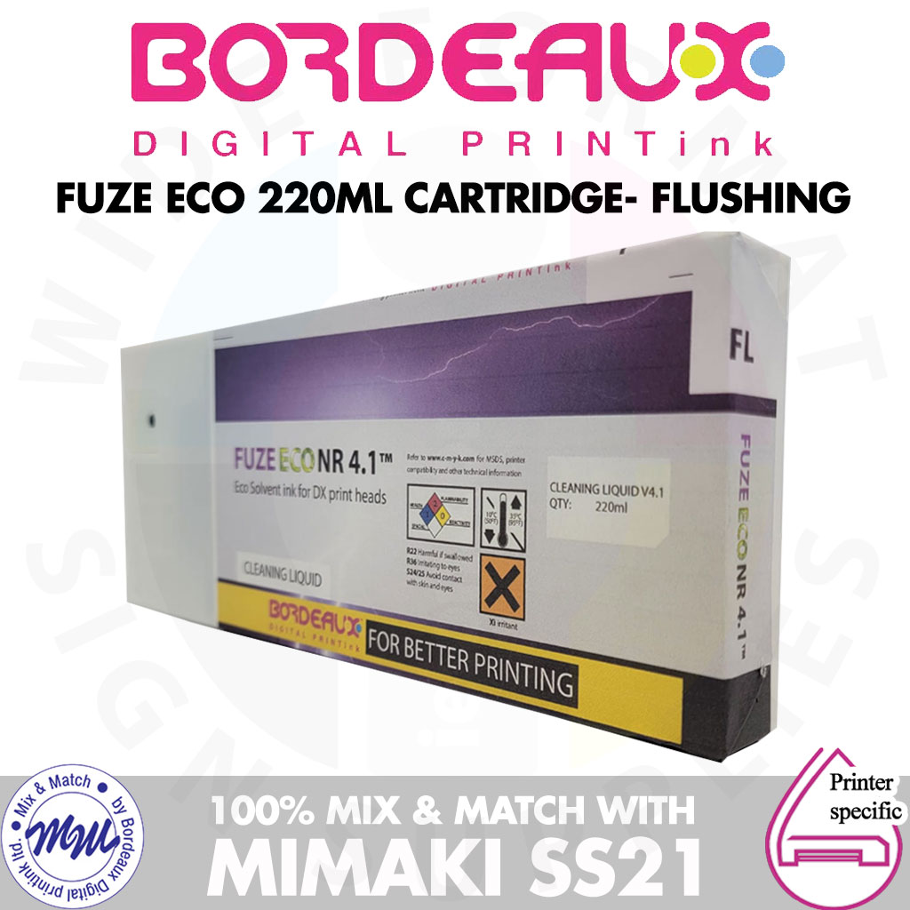 Bordeaux Fuze Eco Flushing 220ml Cartridges
