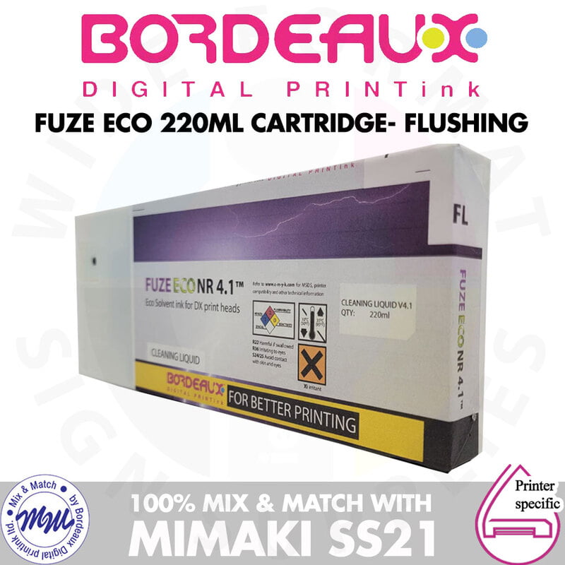 Bordeaux Fuze Eco Flushing 220ml Cartridges Bordeaux Fuze Eco Flushing 220ml Cartridges