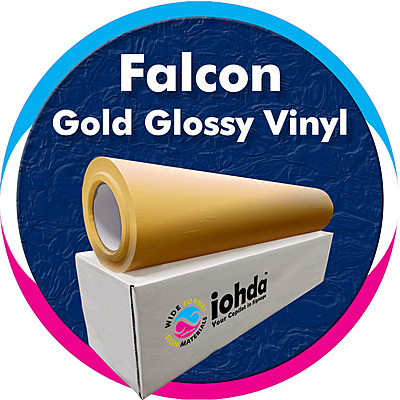 iohda Falcon Gold Glossy Vinyl 48 in x 82 ft