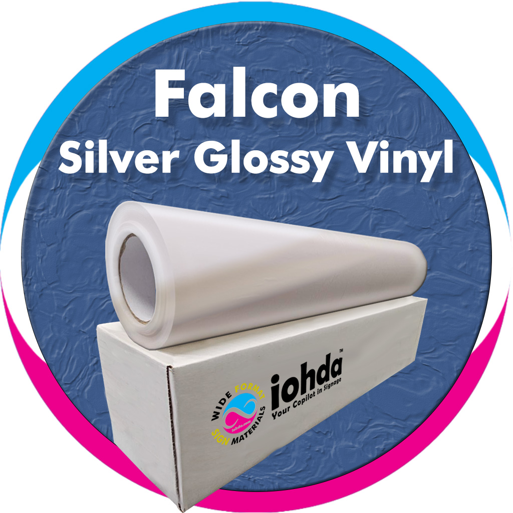 iohda Falcon Silver Glossy 48in x 82ft