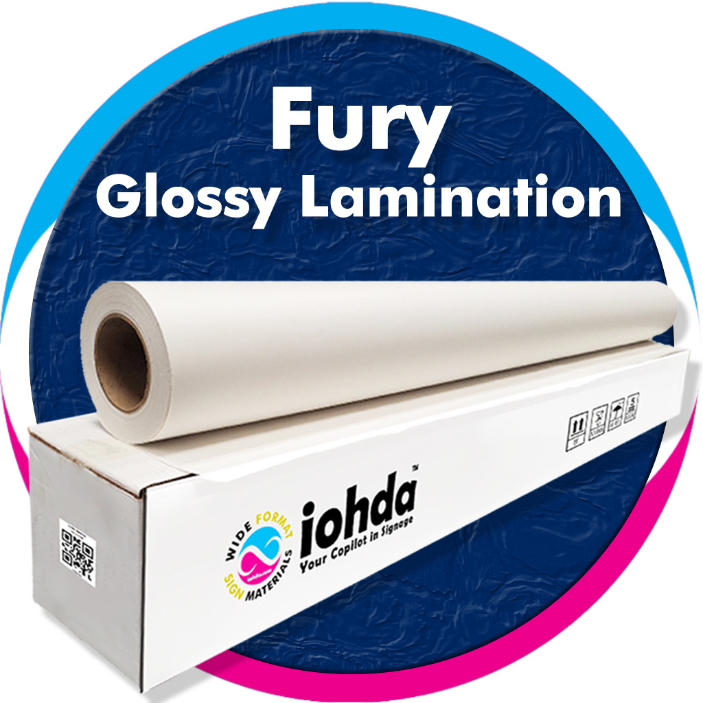 iohda Fury Glossy Laminiation 54 in x 150 ft