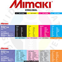 Mimaki SS21 Solvent Ink Pack