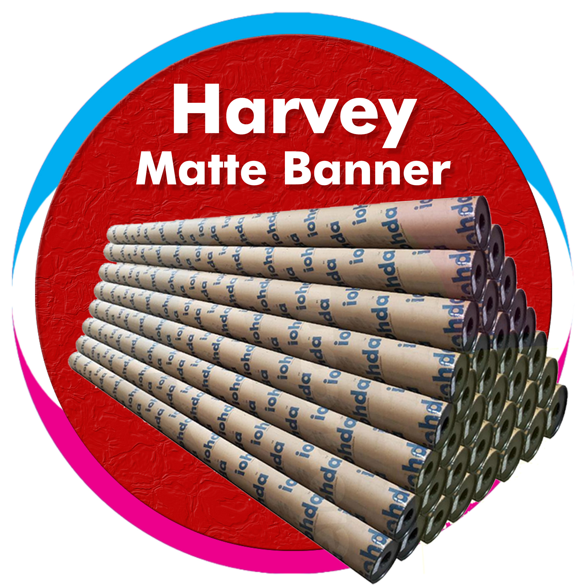 iohda Harvey Matte Frontlit Banner 126 in x 150 ft