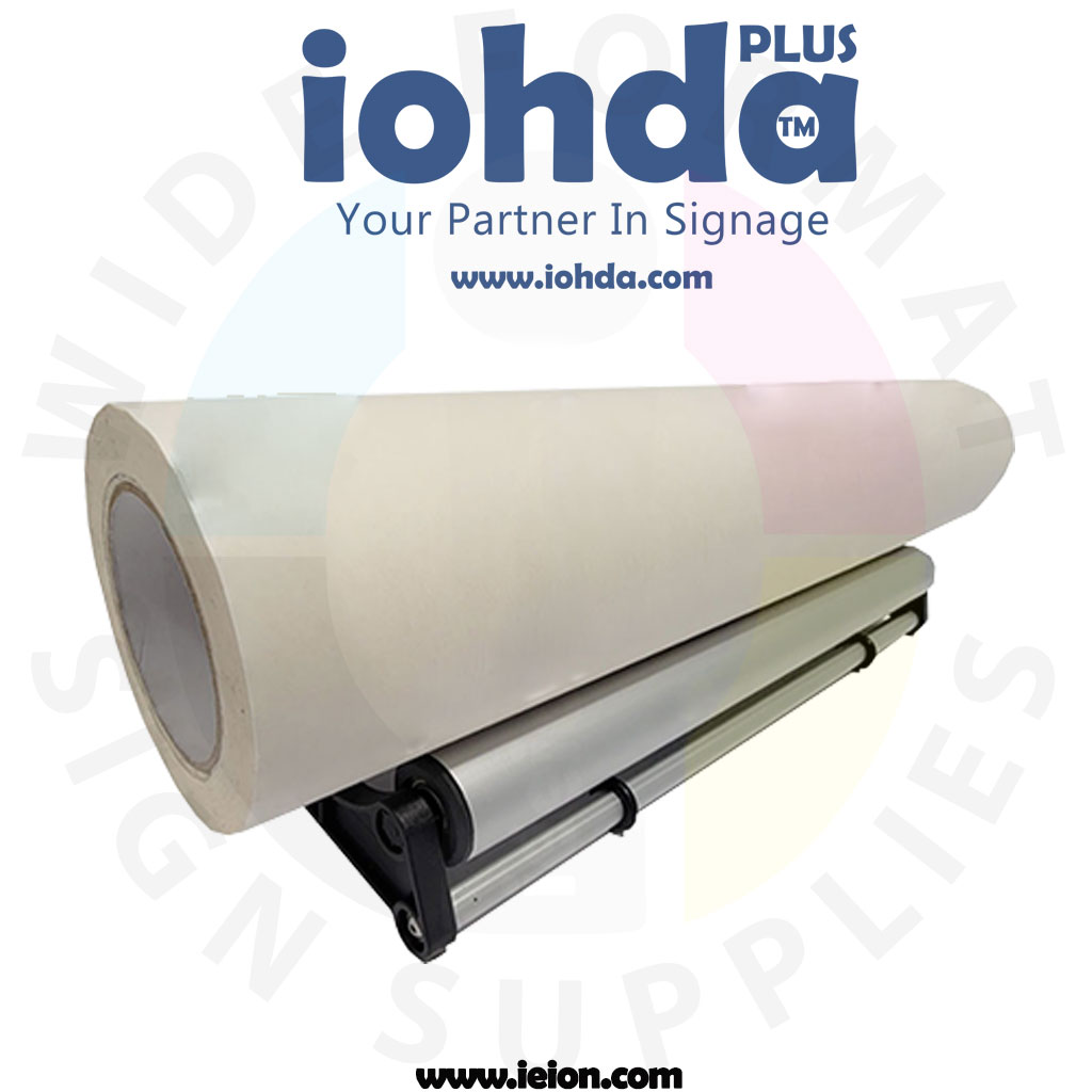 iohda Plus Application Tape Mid to High Tack Lay flat Paper 24"x100yds