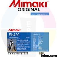 Mimaki Dye Sublimation Ink Sb420 2L Pack Mimaki Dye Sublimation Ink Sb420 2L Pack