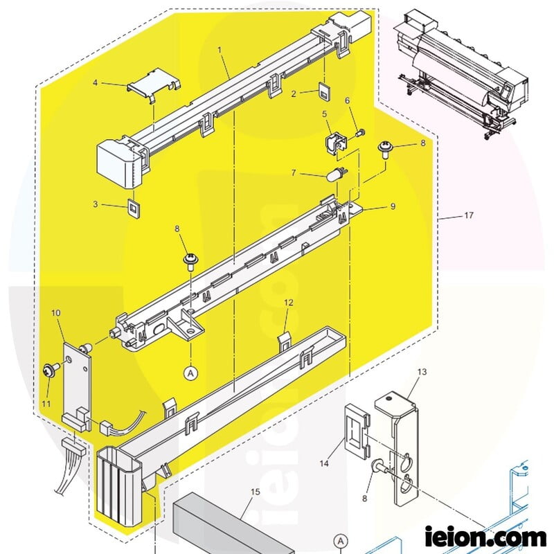 Mimaki NCU Body TS Assy - M016999 Mimaki NCU Body TS Assy - M016999