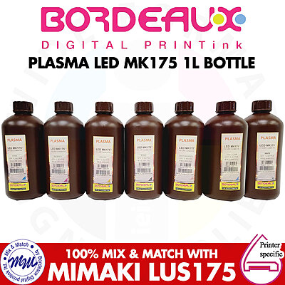 Bordeaux MK-175 LED UV Ink 1L Bottle