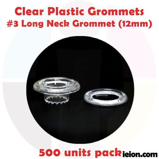 PLASTGrommet #3 Long neck Grommet (12mm) 500 units pack PLASTGrommet #3 Long neck Grommet (12mm) 500 units pack