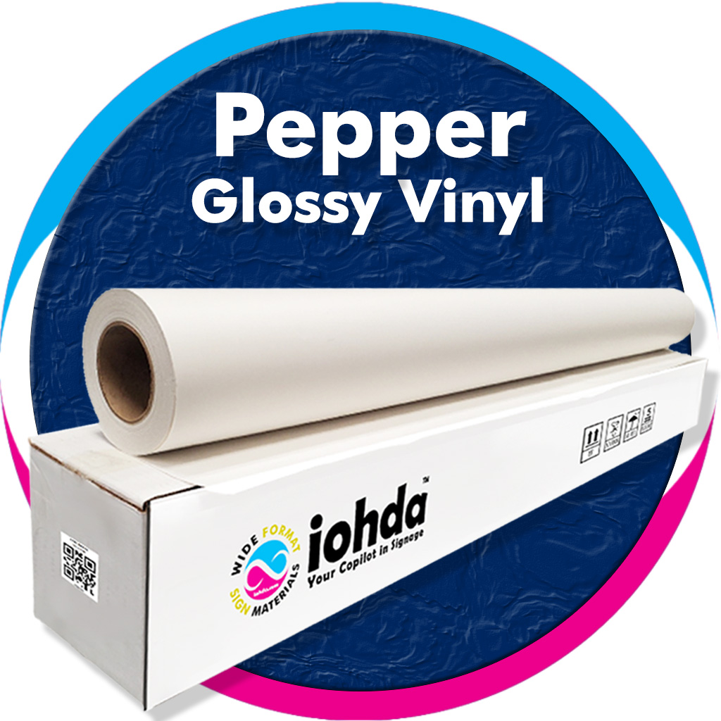 iohda Pepper Glossy Vinyl 54 in x 150 ft
