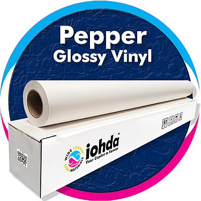 iohda Pepper Glossy Vinyl 54 in x 150 ft