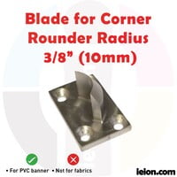 PLASTGrommet Blade for Corner Rounder Radius 3/8�?� (10mm) PLASTGrommet Blade for Corner Rounder Radius 3/8�?� (10mm)