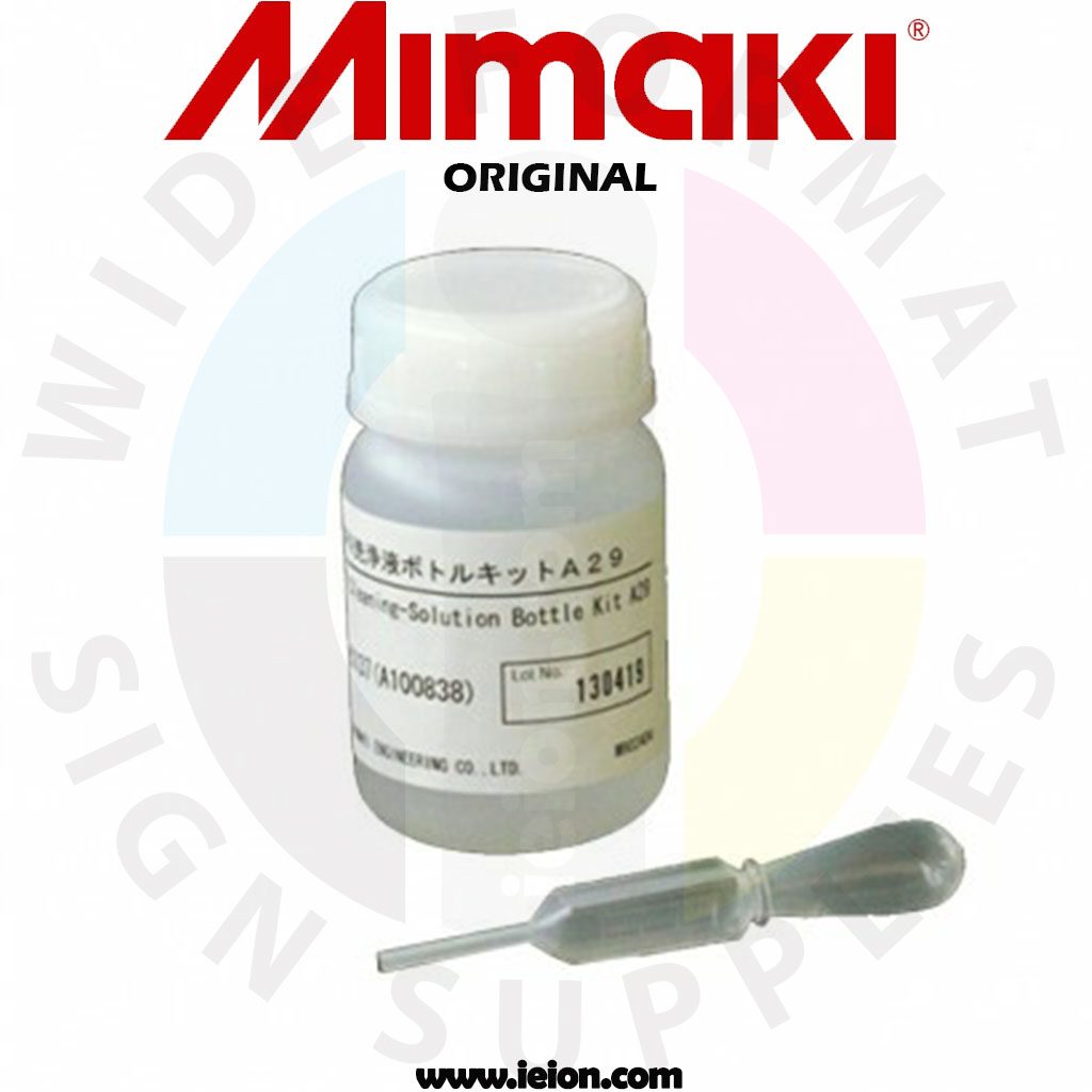 Mimaki Cleaning Liquid Bottle Kit 100cc Bottle for Sb52 or Sb53 ink -SPC-0137