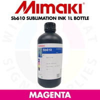 Mimaki SB-610 Sublimation 1 liter bottle Ink for TS100 Printers Mimaki SB-610 Sublimation 1 liter bottle Ink for TS100 Printers