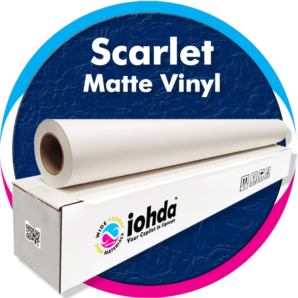 iohda Scarlet Matte Vinyl 54 in x 100 ft