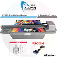 Allwin UV 2513 4 Colors CMYK Ricoh Gen 5 2H Printer Allwin UV 2513 4 Colors CMYK Ricoh Gen 5 2H Printer