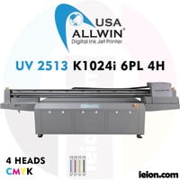 Allwin UV LED Flatbed 2513 K1024i 6PL 4H Printer Allwin UV LED Flatbed 2513 K1024i 6PL 4H Printer