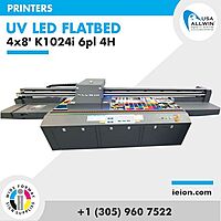 ALLWIN PRINTER UV LED FLATBED 4x8' K1024i 6pl 4H ALLWIN PRINTER UV LED FLATBED 4x8' K1024i 6pl 4H