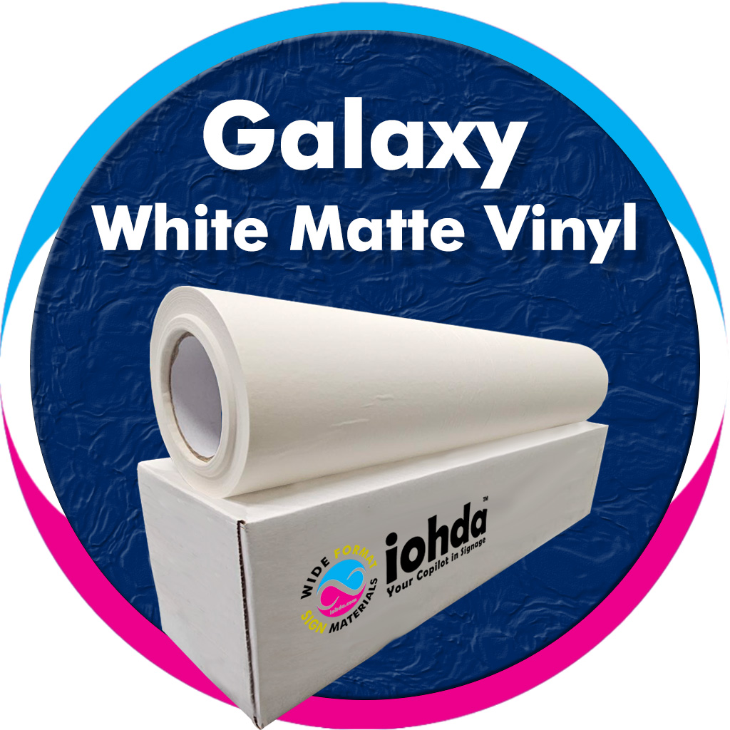 iohda Galaxy White Matte Vinyl 24 in x 150 ft