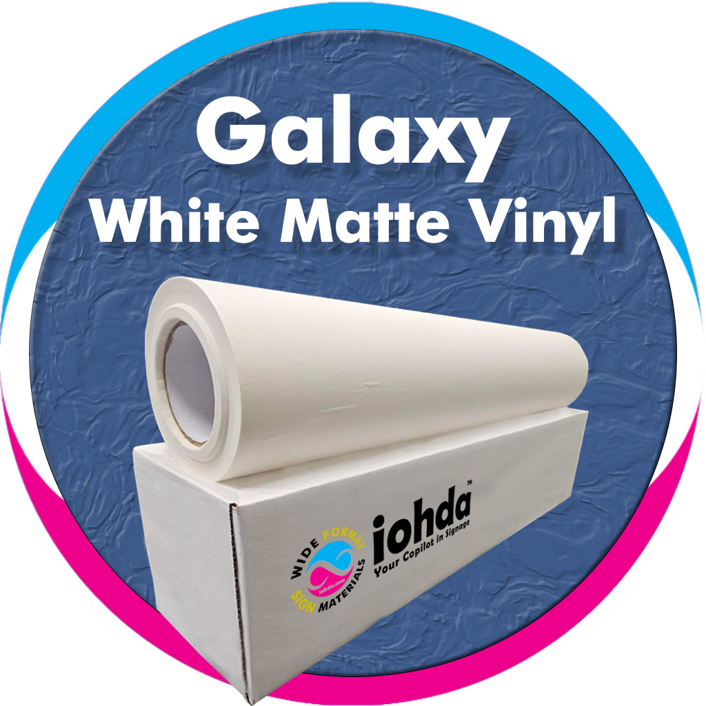 iohda Galaxy White Matte 24in x 150ft