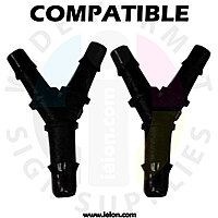 Compatible Y connector Y-6-4UV (2 units)