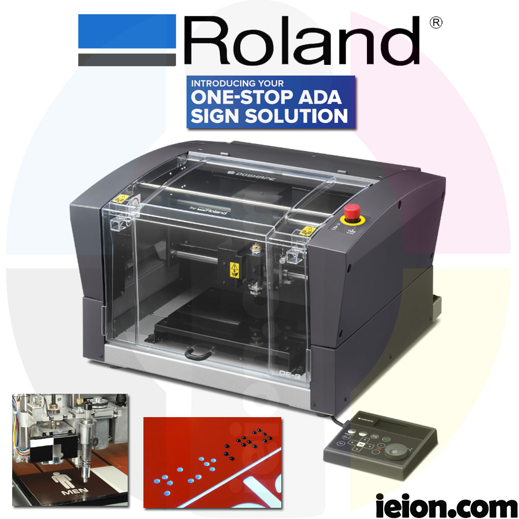 Roland DE-3 DGSHAPE Engraver with ADA Kit Included