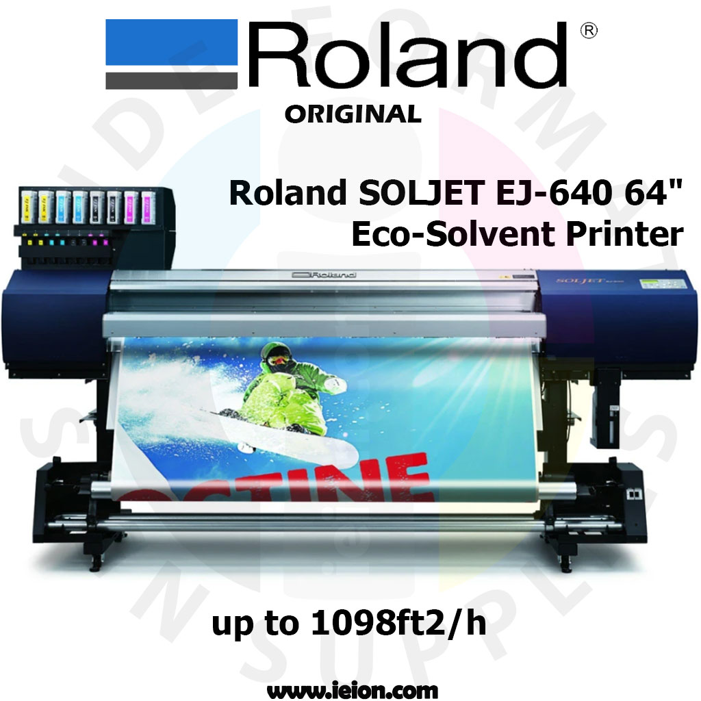 Roland EJ-640 SOLJET EJ-640 High-Volume Printer Used