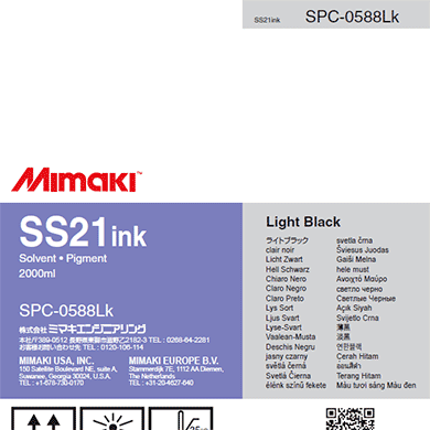Mimaki SS21 Solvent Ink Pack Mimaki SS21 Solvent Ink Pack