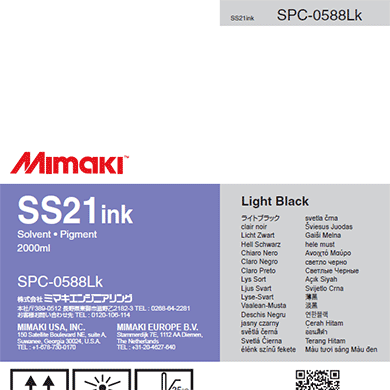 Mimaki SS21 Solvent Ink Pack