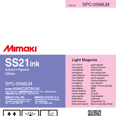 Mimaki SS21 Solvent Ink Pack Mimaki SS21 Solvent Ink Pack