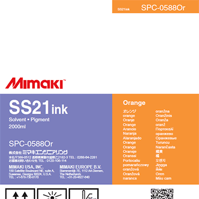 Mimaki SS21 Solvent Ink Pack Mimaki SS21 Solvent Ink Pack