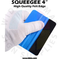 Squeegee 4" High Quality Felt Edge