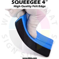 Squeegee 4" High Quality Felt Edge