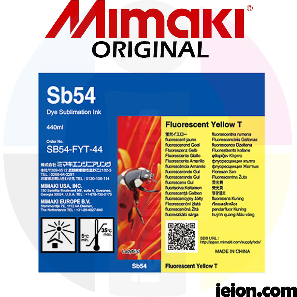 Mimaki Sb54 Dye Sublimation Ink 440cc Cartridges