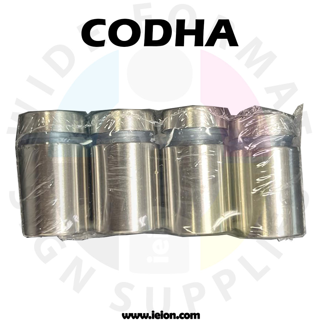 Codha Sign Standoff Hardware Brushed Aluminum