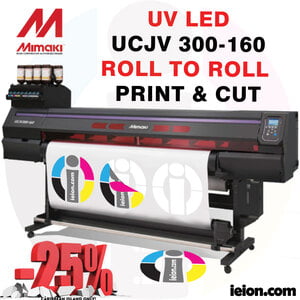 Mimaki UCJV300-160 LED UV Printer Roll to Roll Mimaki UCJV300-160 LED UV Printer Roll to Roll
